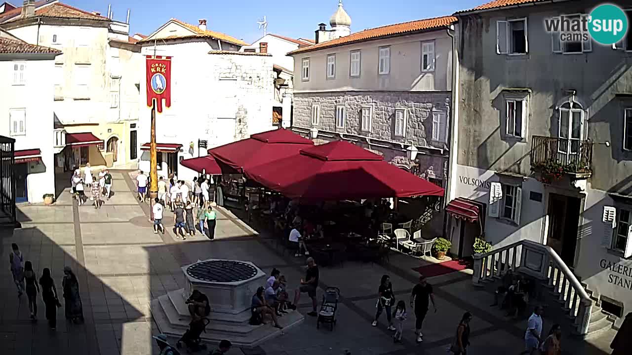 Krk webcam – Vela Placa