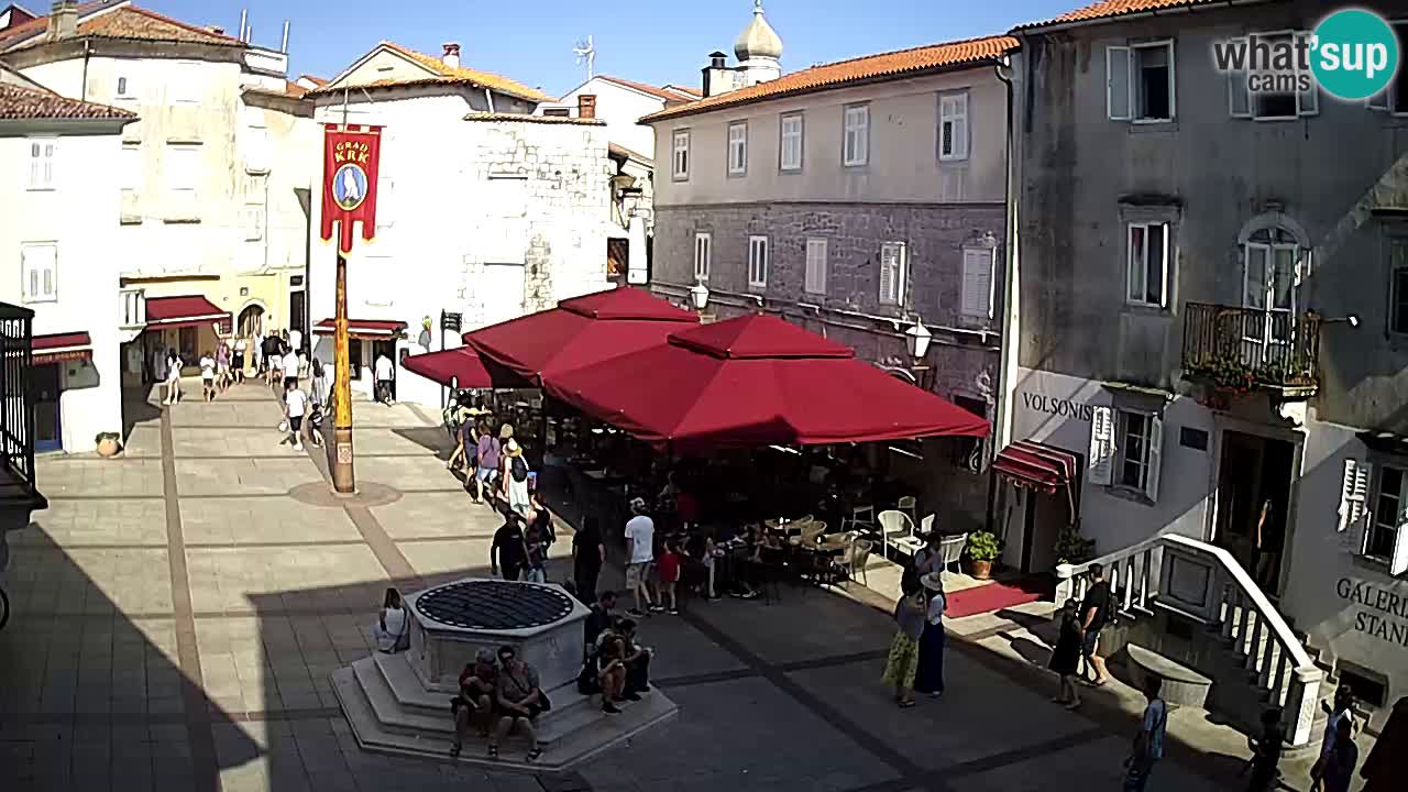 Krk webcam – Vela Placa