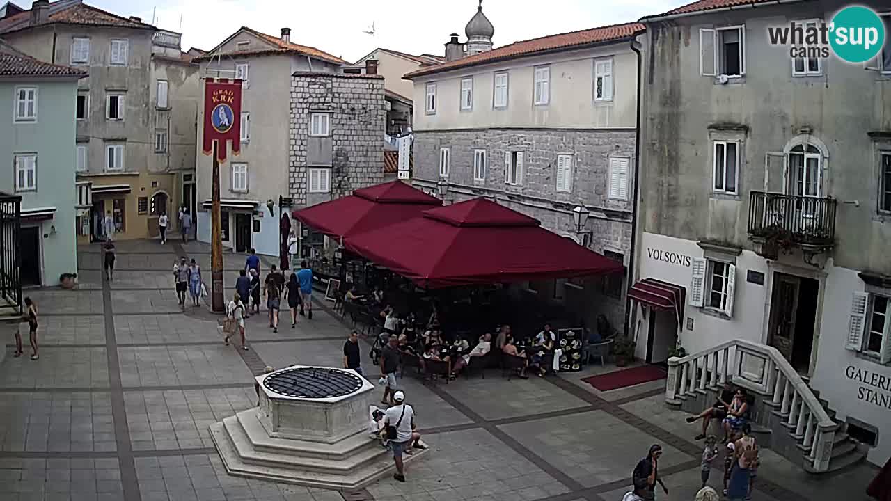 Krk webcam – Vela Placa
