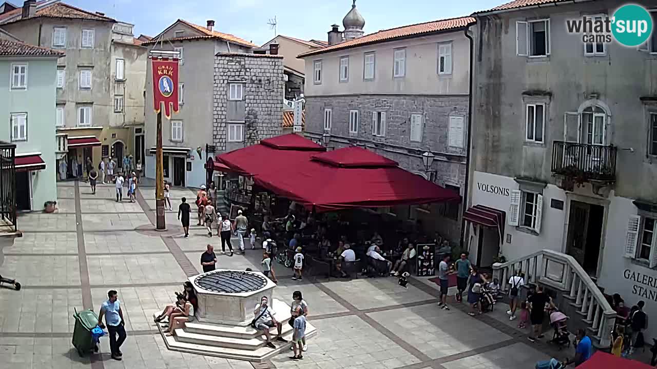 Krk webcam – Vela Placa