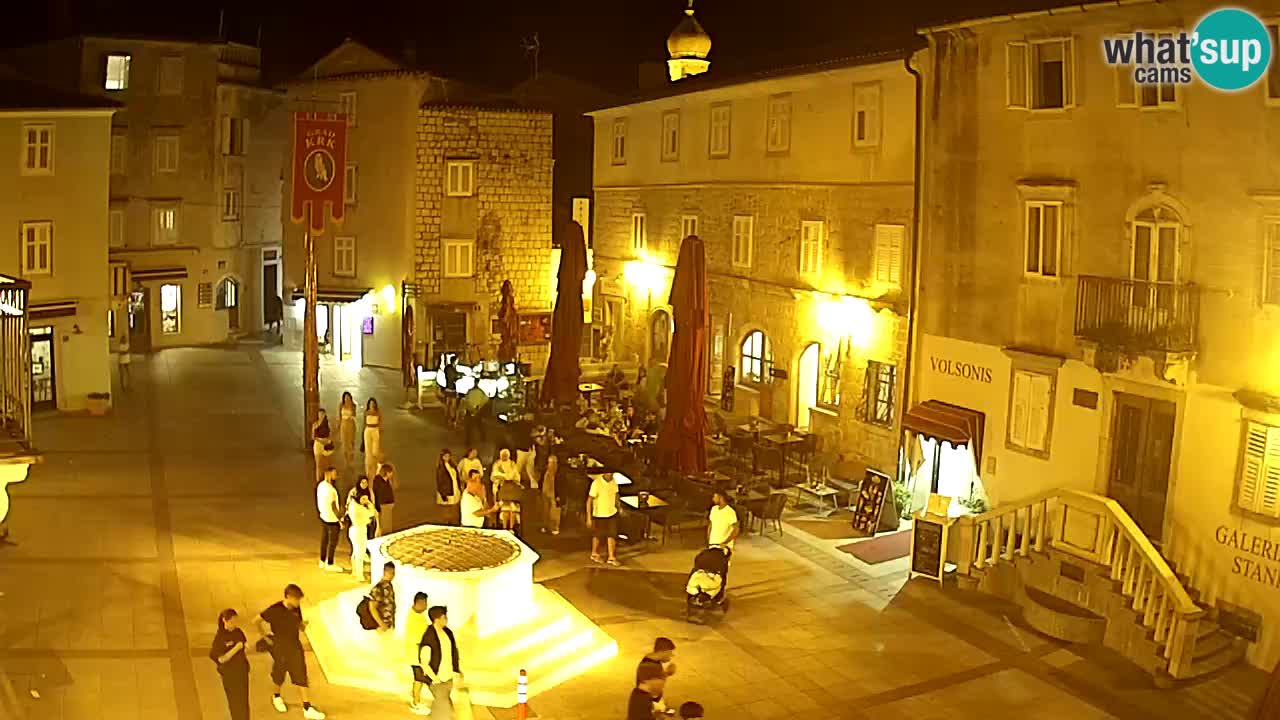 Krk webcam – Vela Placa