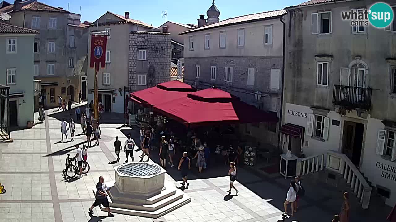 Krk webcam – Vela Placa