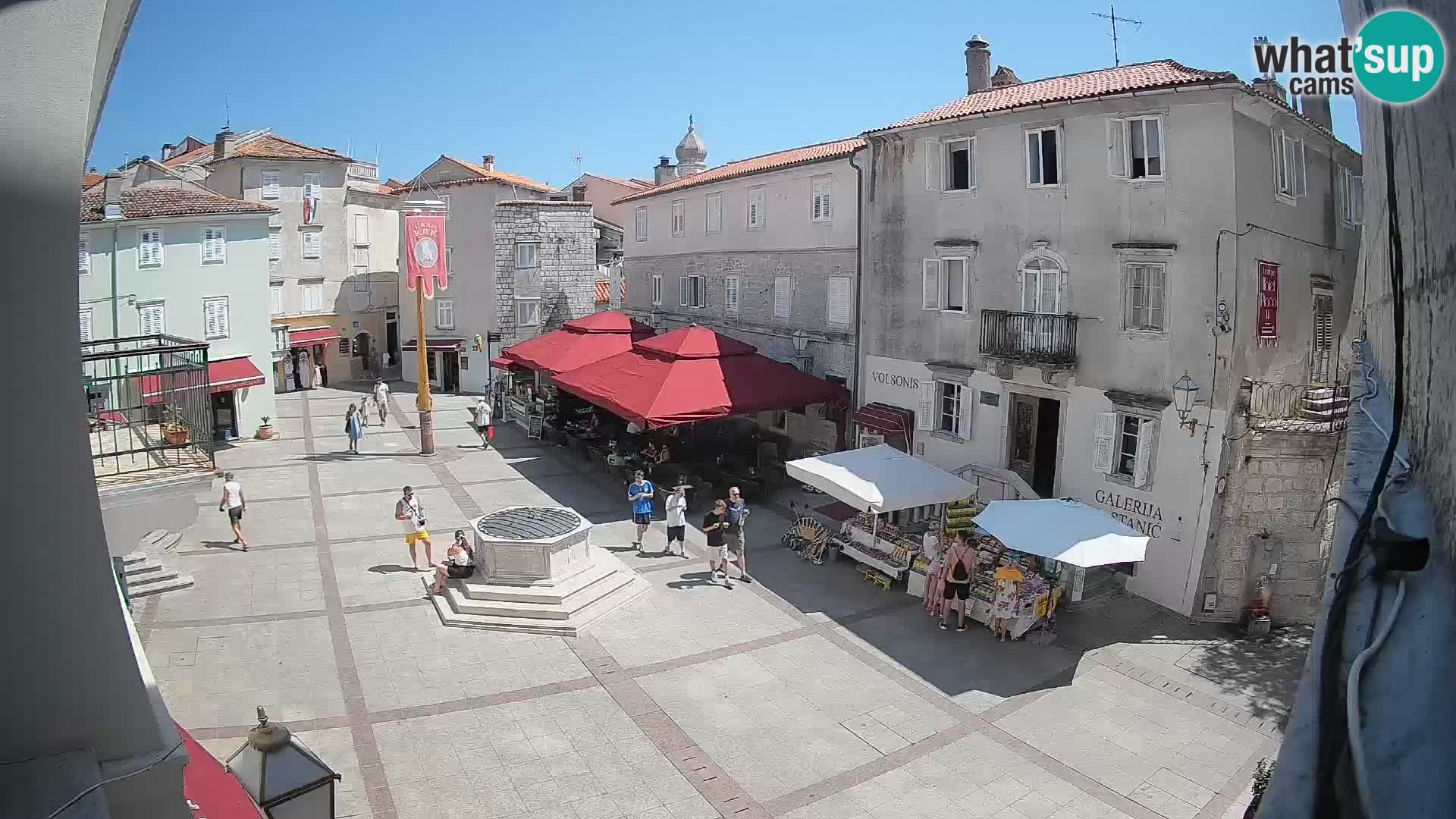 Krk webcam – Vela Placa