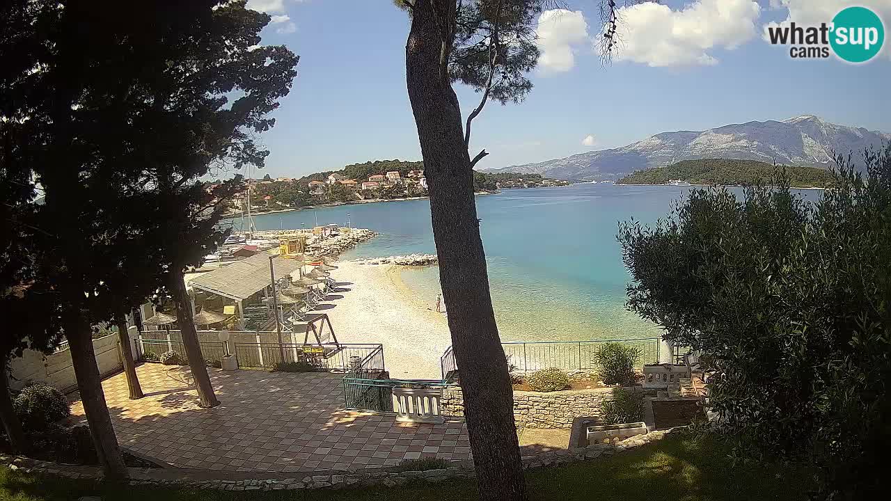 Camera en vivo Lumbarda – Playa Prvi Žal – Korčula