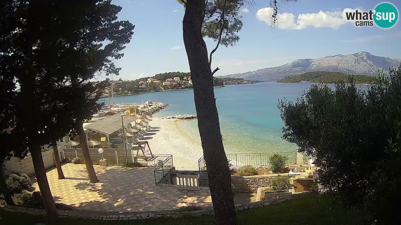 Webcam Lumbarda – Prvi Žal beach – Korčula