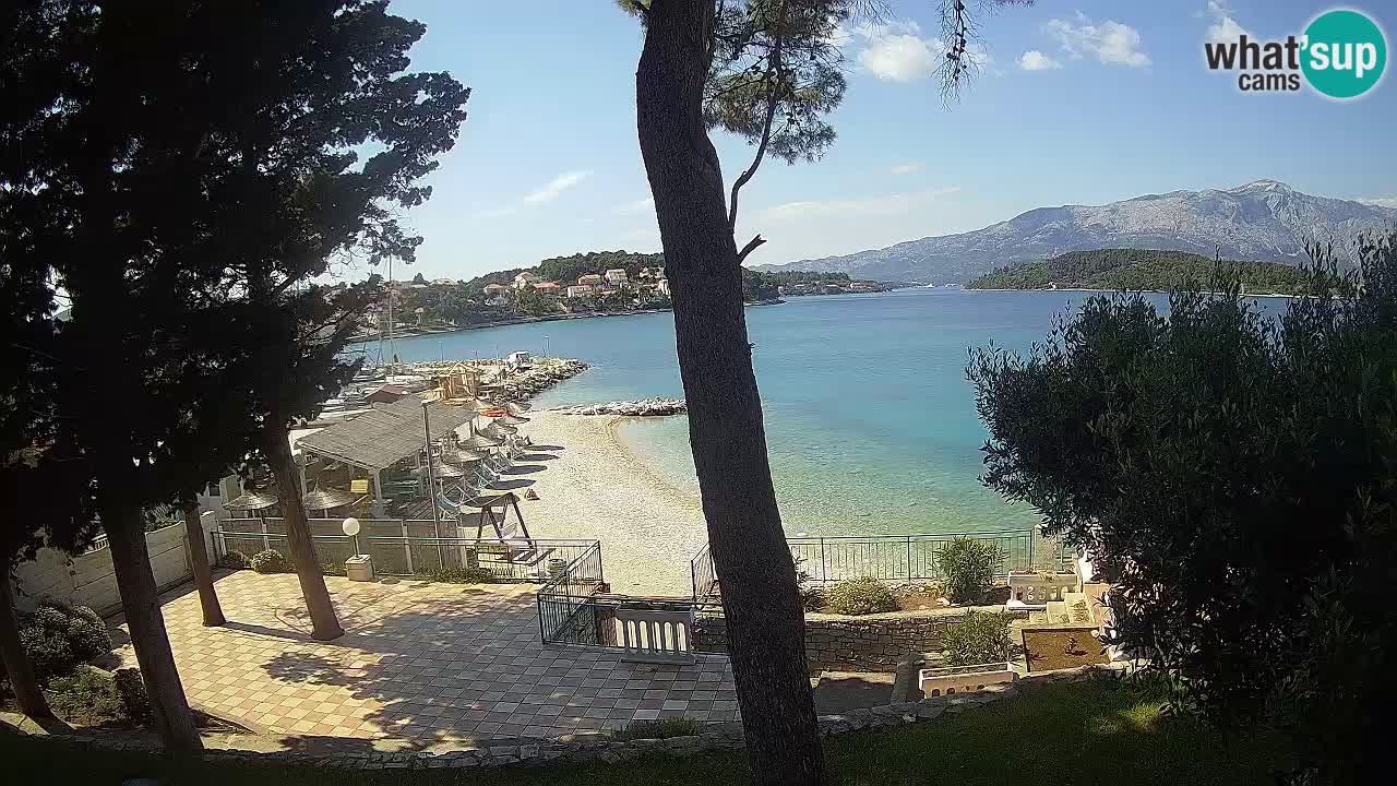 Webcam Lumbarda – Prvi Žal beach – Korčula