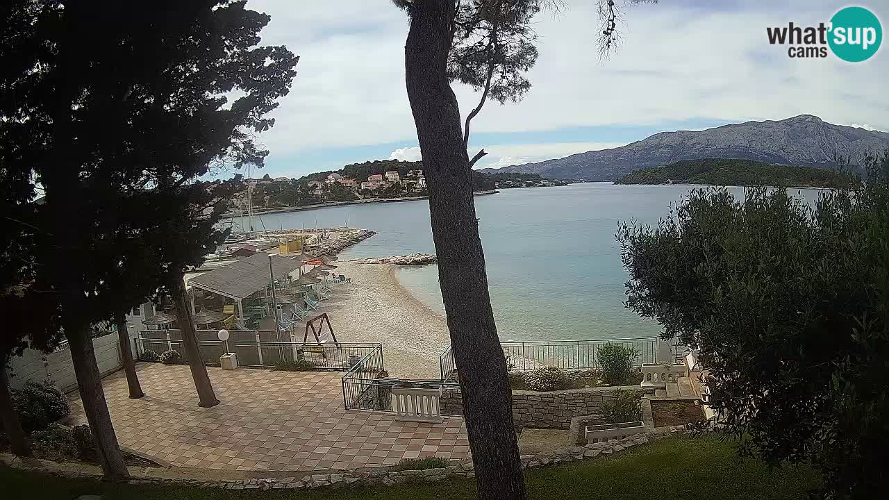 Web kamera Lumbarda – Plaža Prvi Žal – Korčula