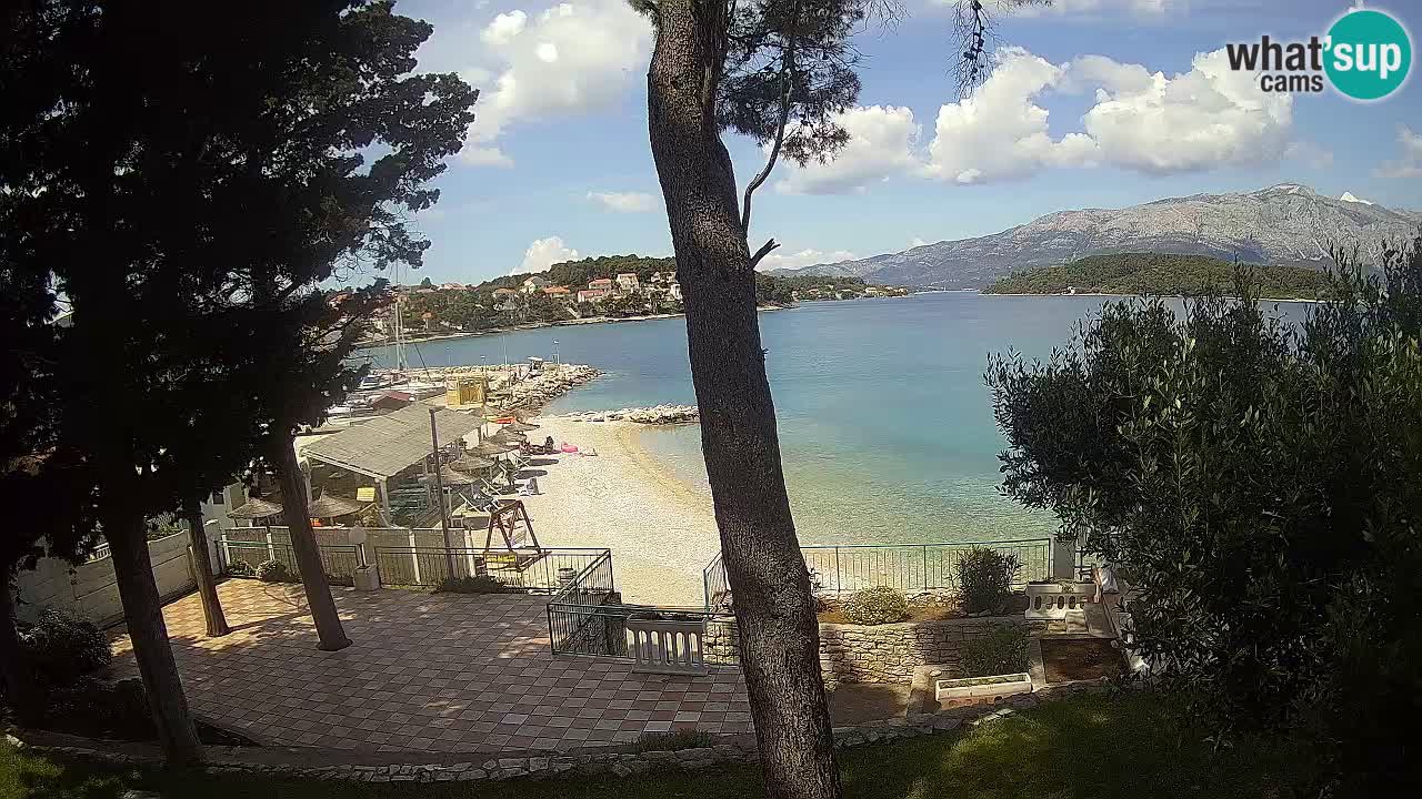 Webcam Lumbarda – Prvi Žal beach – Korčula