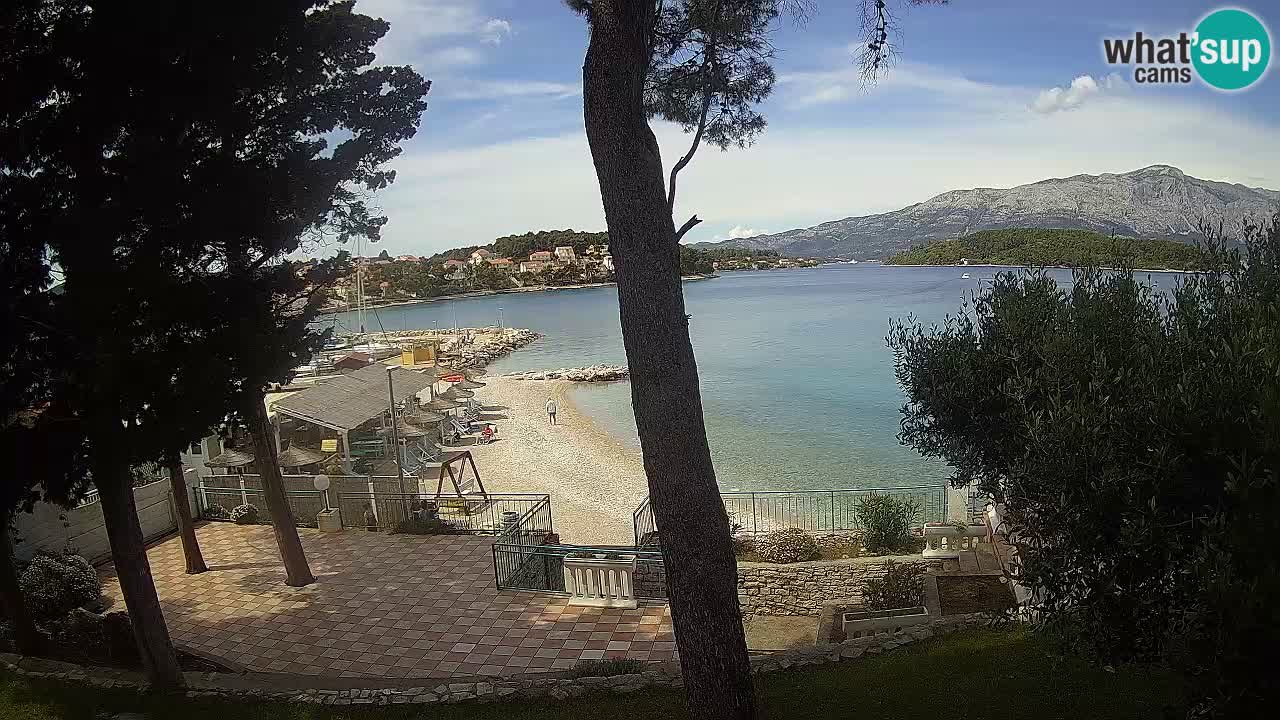 Webcam Lumbarda – Prvi Žal beach – Korčula