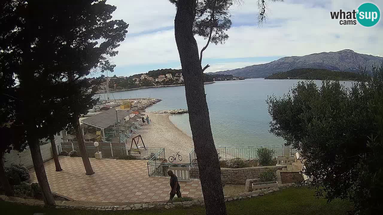 Camera en vivo Lumbarda – Playa Prvi Žal – Korčula
