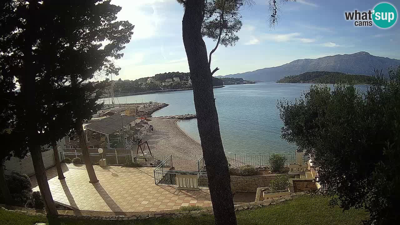 Livecam Lumbarda – Spiaggia Prvi Žal – Korčula