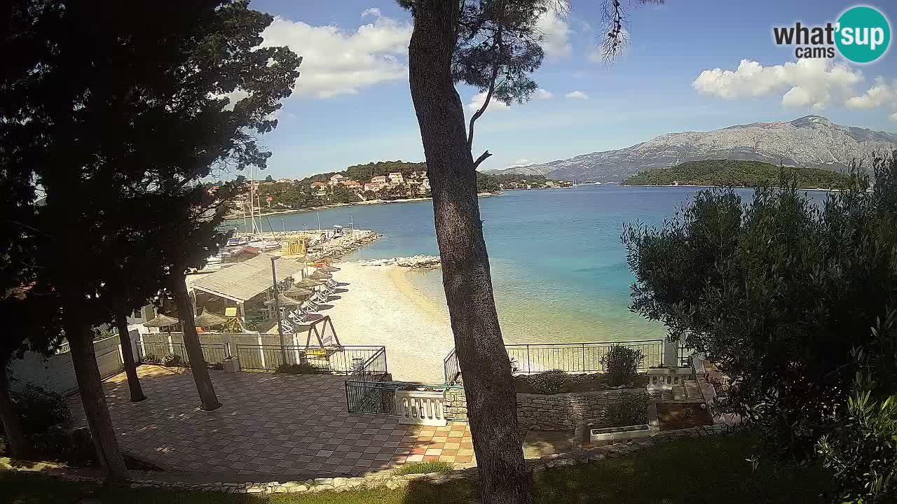 Webcam Lumbarda – Prvi Žal beach – Korčula