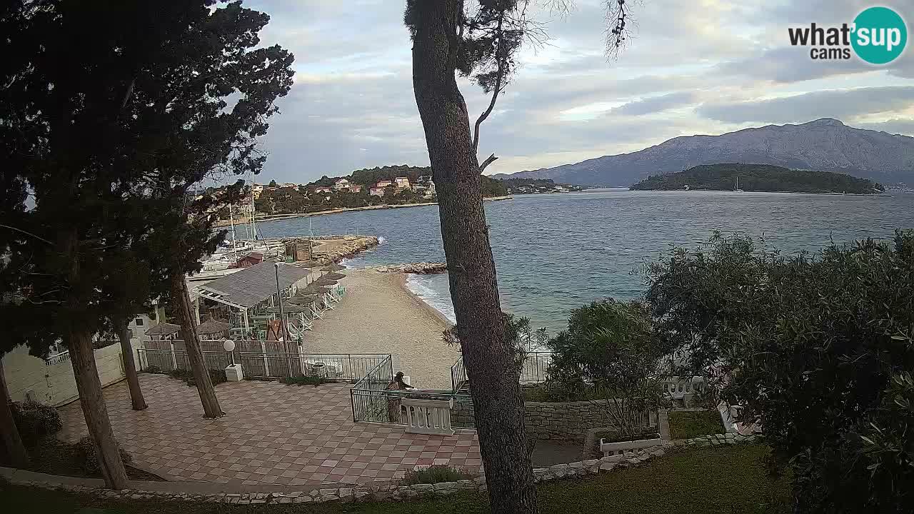 Webcam Lumbarda – Prvi Žal beach – Korčula