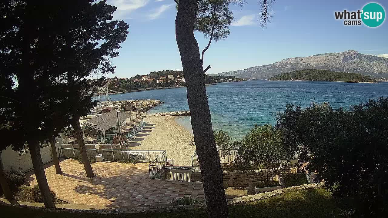 Web kamera Lumbarda – Plaža Prvi Žal – Korčula