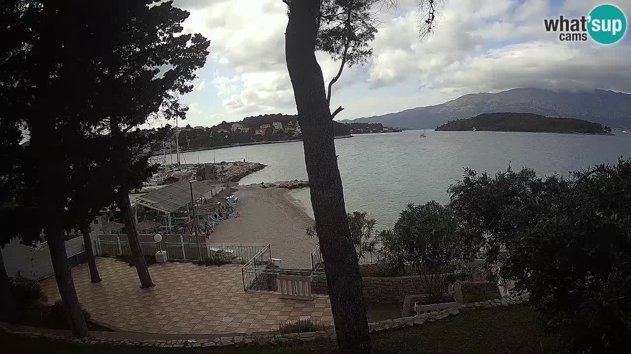 Webcam Lumbarda – Prvi Žal beach – Korčula