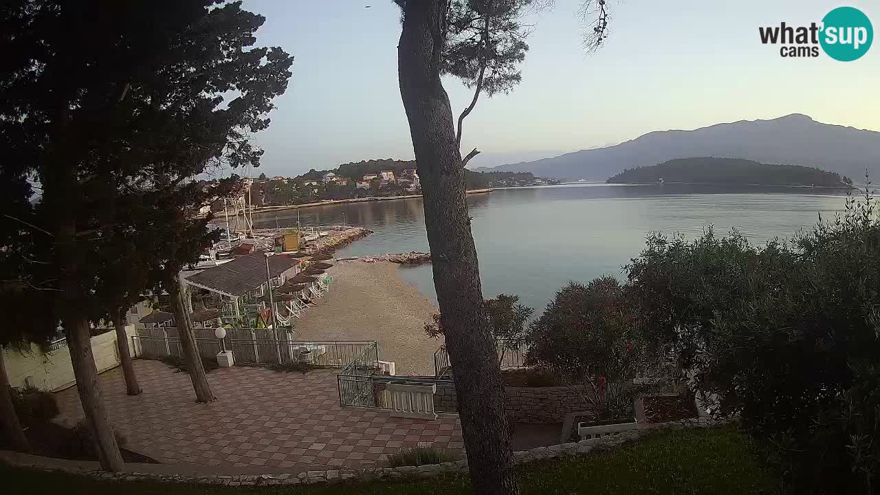 Camera en vivo Lumbarda – Playa Prvi Žal – Korčula
