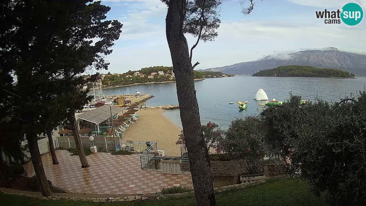 Livecam Lumbarda – Spiaggia Prvi Žal – Korčula