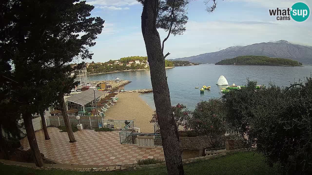 Webcam Lumbarda – Prvi Žal beach – Korčula