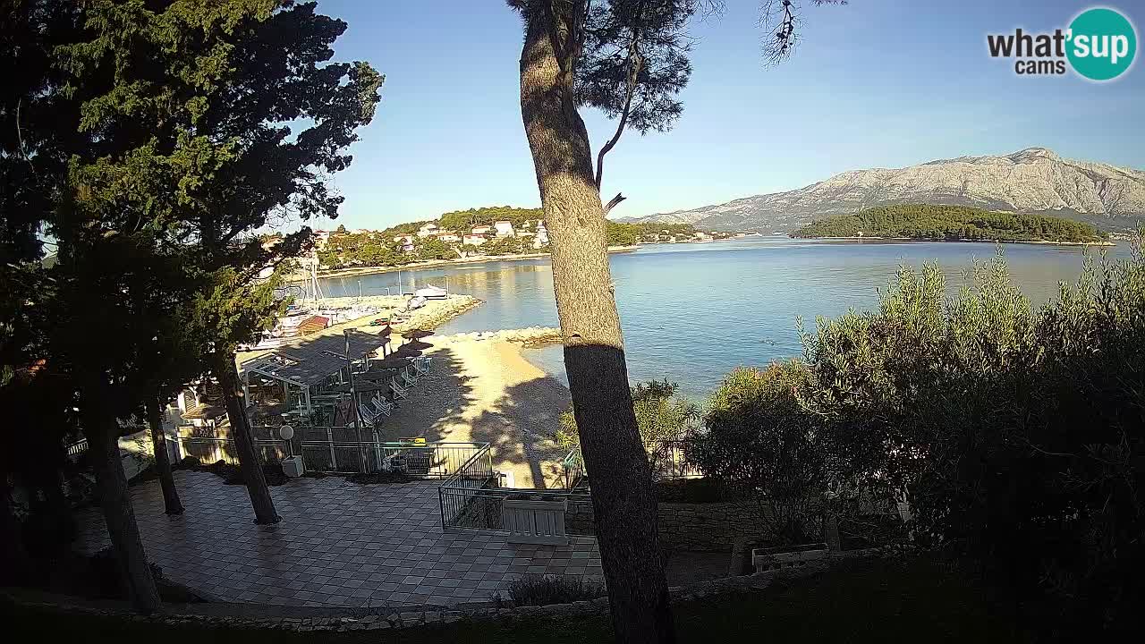 Web kamera Lumbarda – Plaža Prvi Žal – Korčula