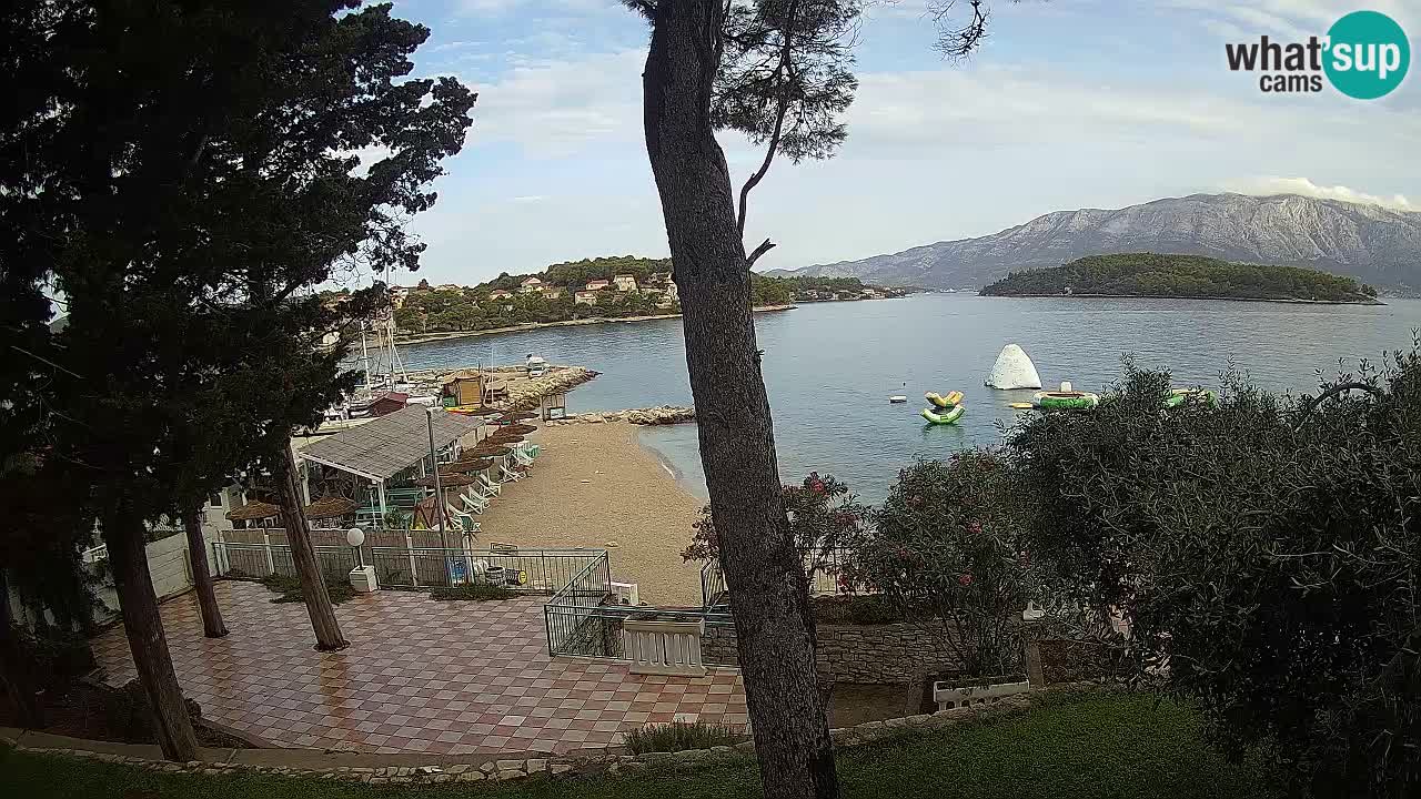 Webcam Lumbarda – Prvi Žal beach – Korčula