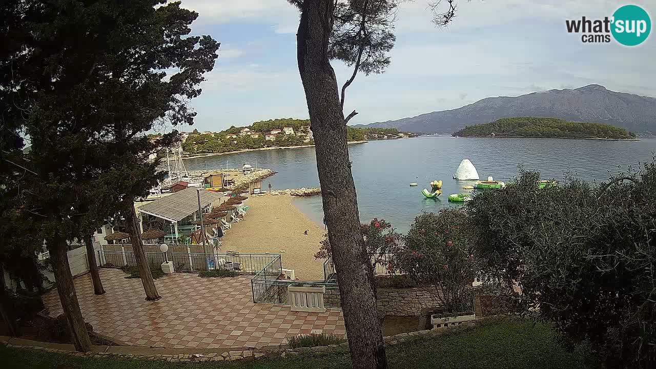 Webcam Lumbarda – Prvi Žal beach – Korčula