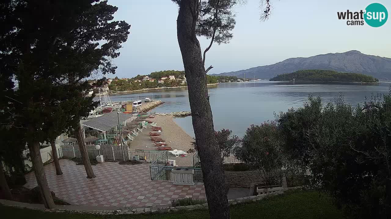 Webcam Lumbarda – Prvi Žal beach – Korčula