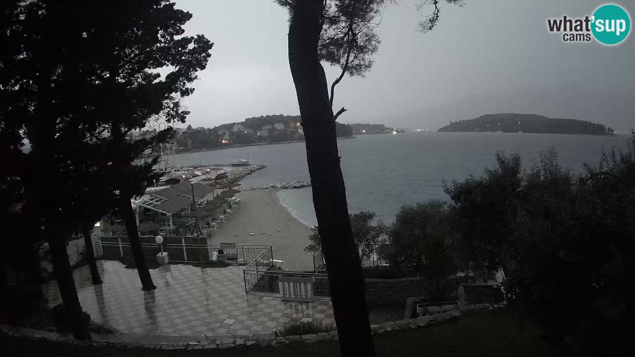 Webcam Lumbarda – Prvi Žal beach – Korčula