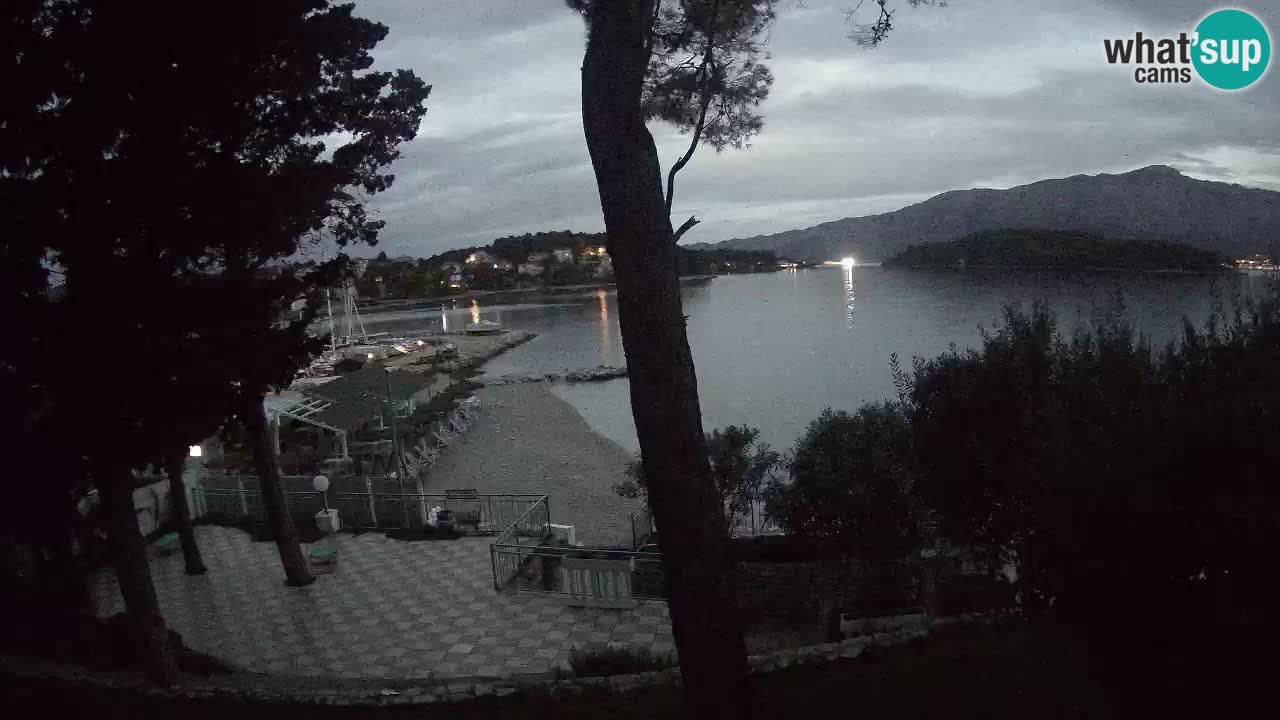 Livecam Lumbarda – Spiaggia Prvi Žal – Korčula