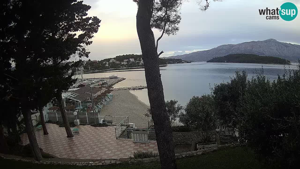 Web kamera Lumbarda – Plaža Prvi Žal – Korčula