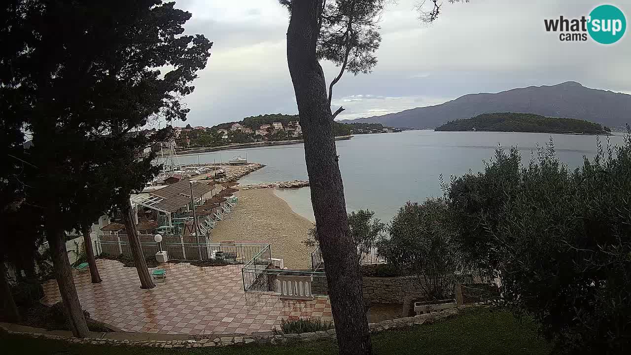 Webcam Lumbarda – Prvi Žal beach – Korčula