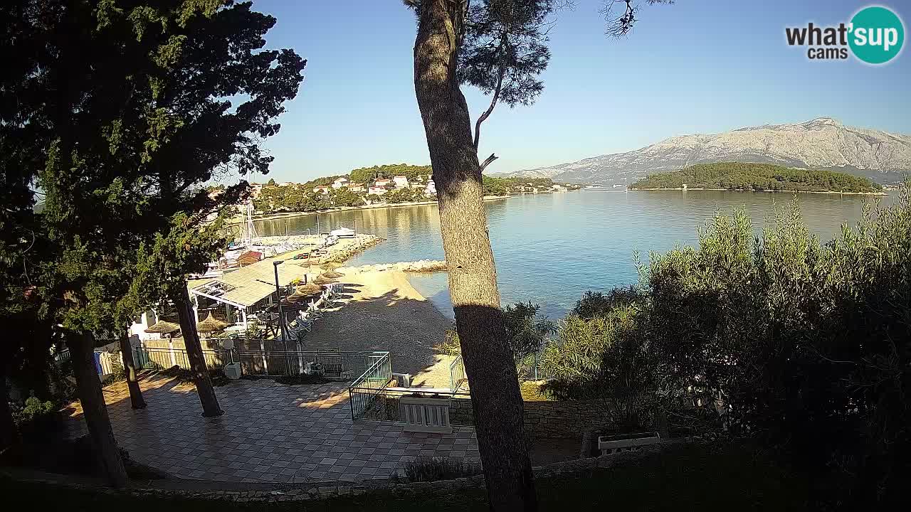 Webcam Lumbarda – Prvi Žal beach – Korčula