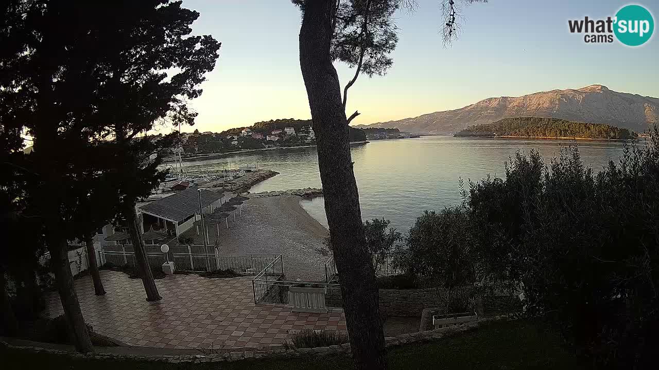 Camera en vivo Lumbarda – Playa Prvi Žal – Korčula