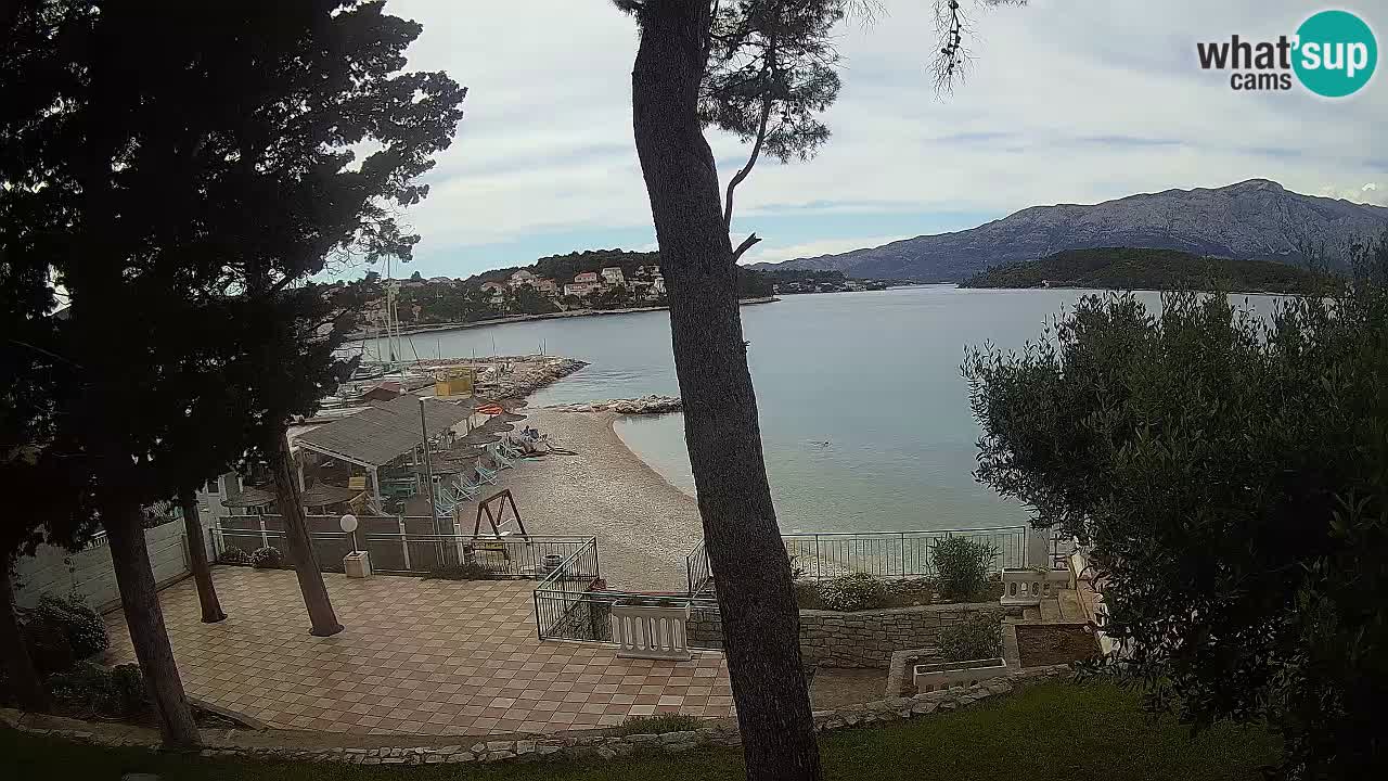 Webcam Lumbarda – Prvi Žal beach – Korčula