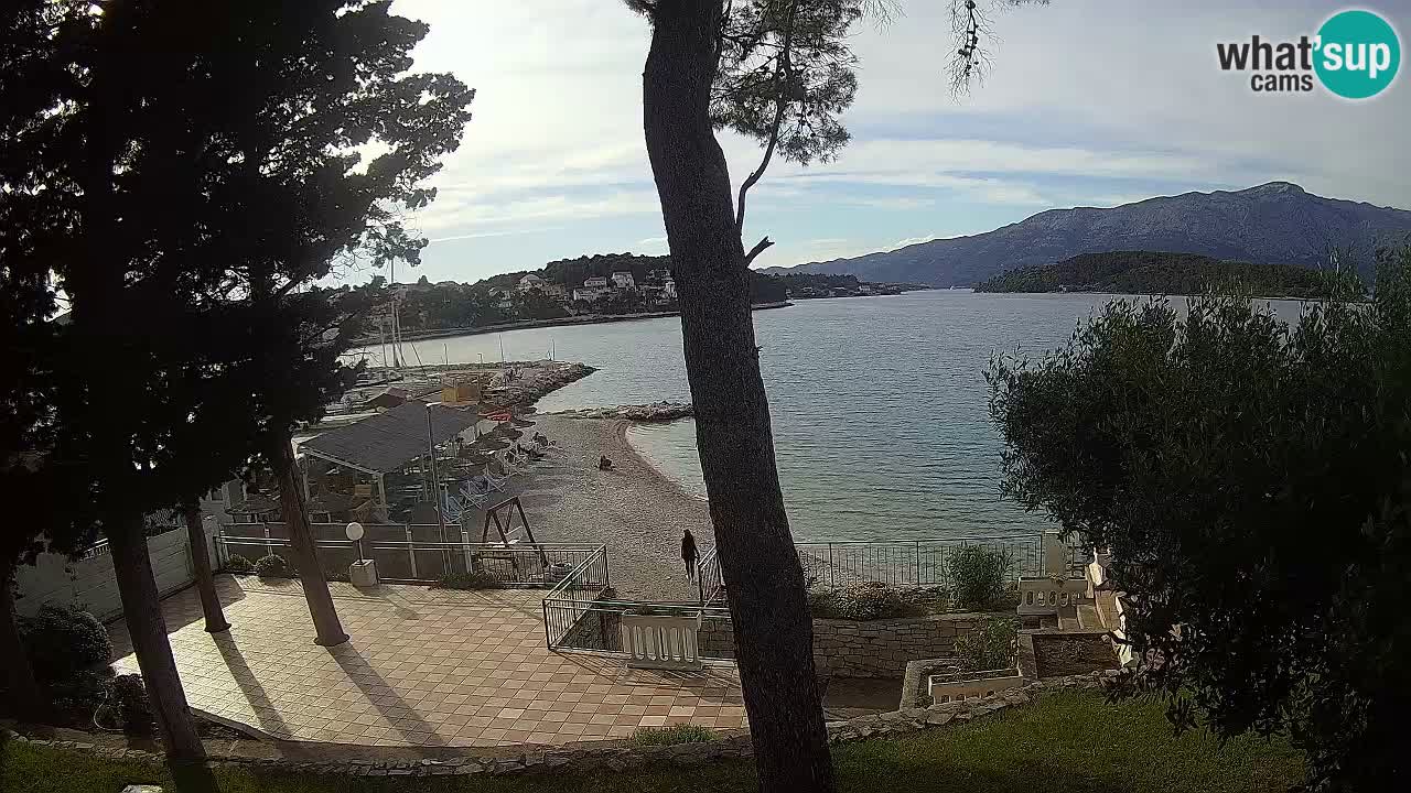 Webcam Lumbarda – Prvi Žal beach – Korčula
