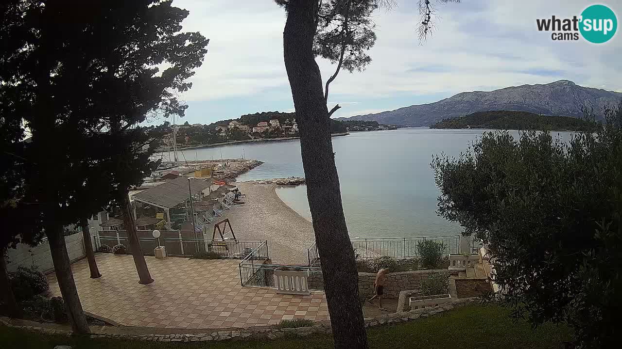 Webcam Lumbarda – Prvi Žal beach – Korčula
