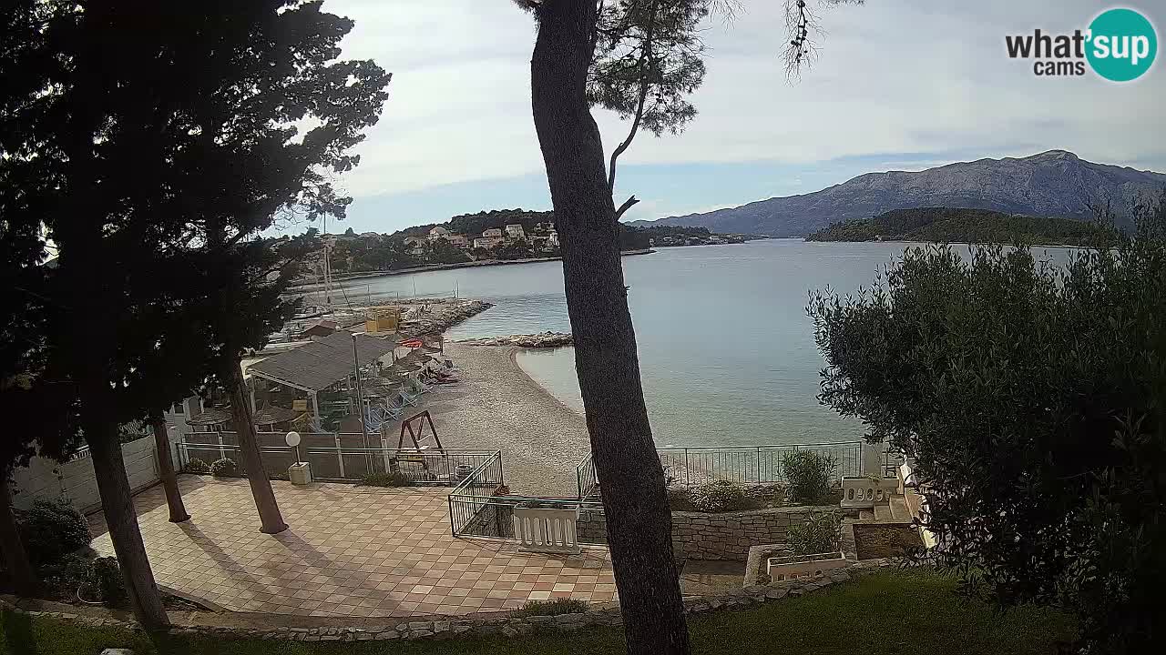Webcam Lumbarda – Prvi Žal beach – Korčula