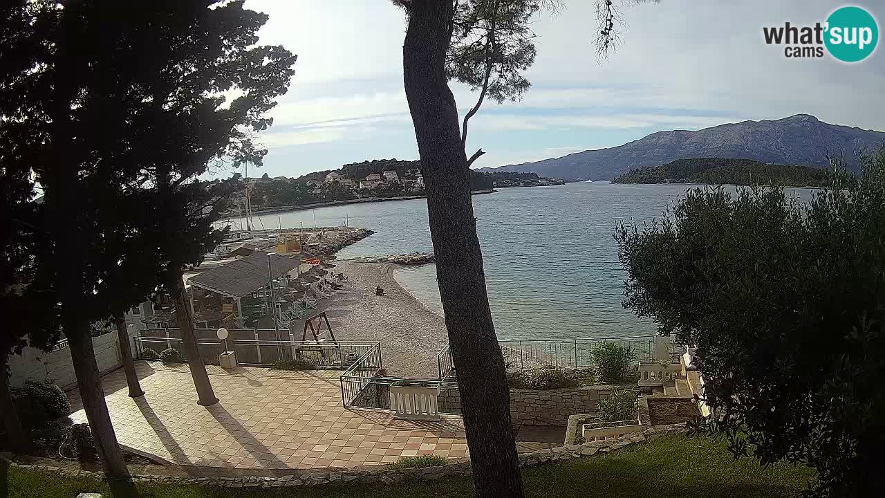 Webcam Lumbarda – Prvi Žal beach – Korčula