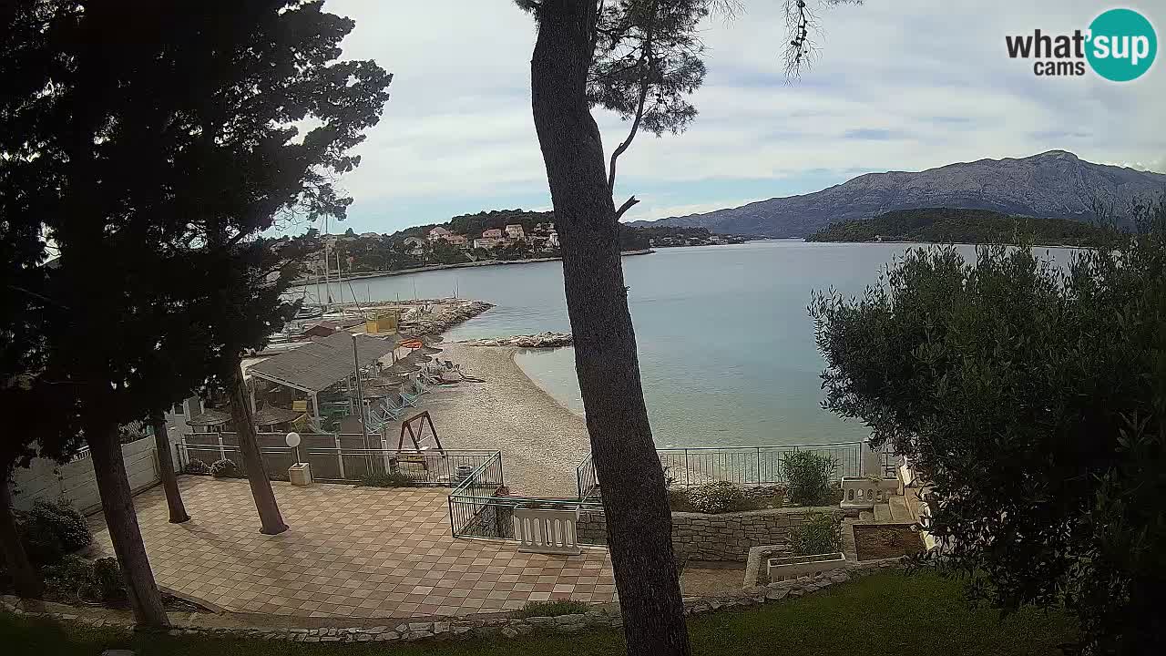 Camera en vivo Lumbarda – Playa Prvi Žal – Korčula