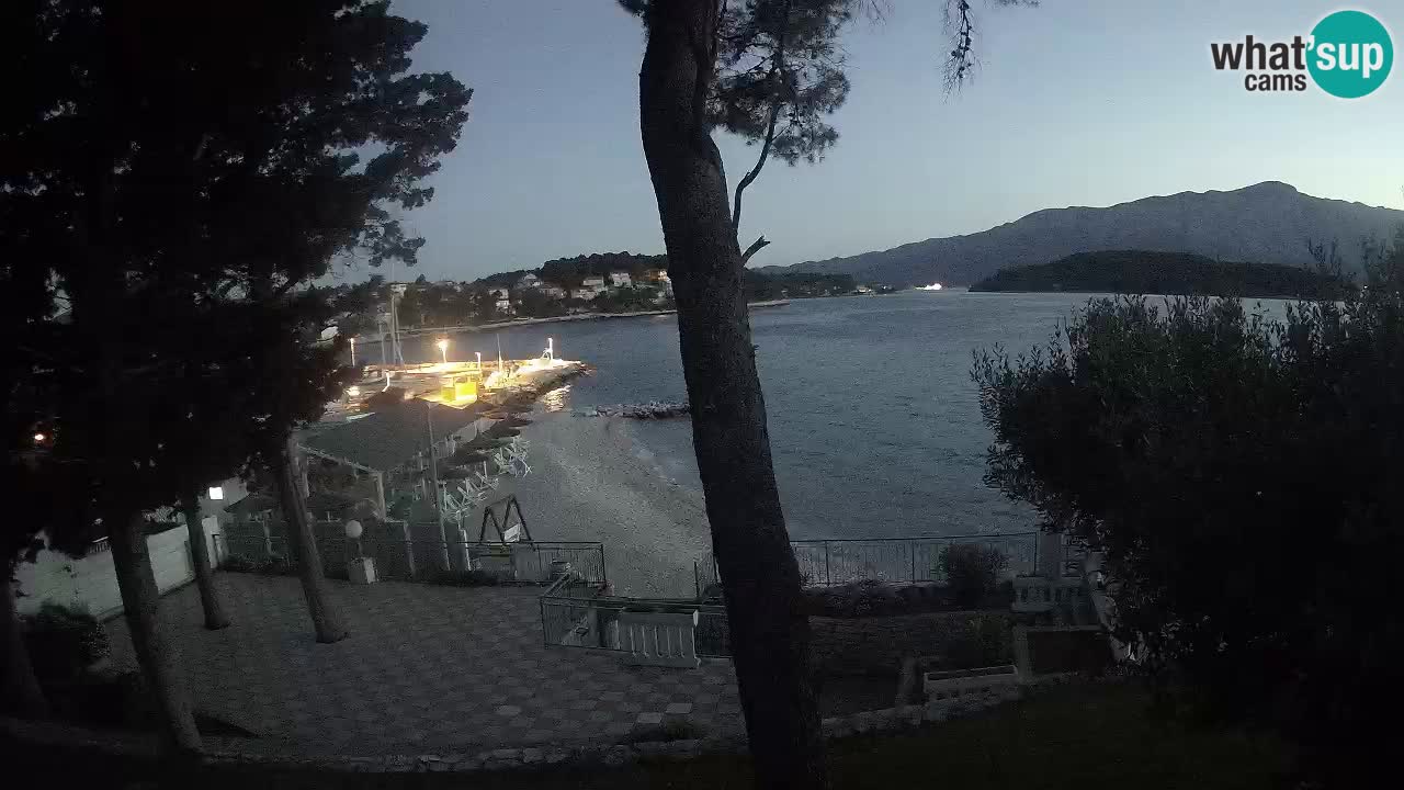 Webcam Lumbarda – Prvi Žal beach – Korčula