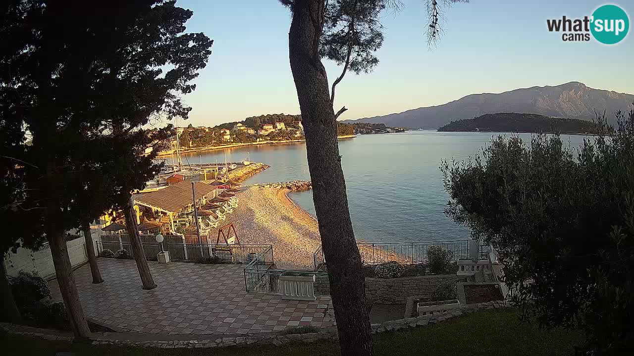 Webcam Lumbarda – Prvi Žal beach – Korčula