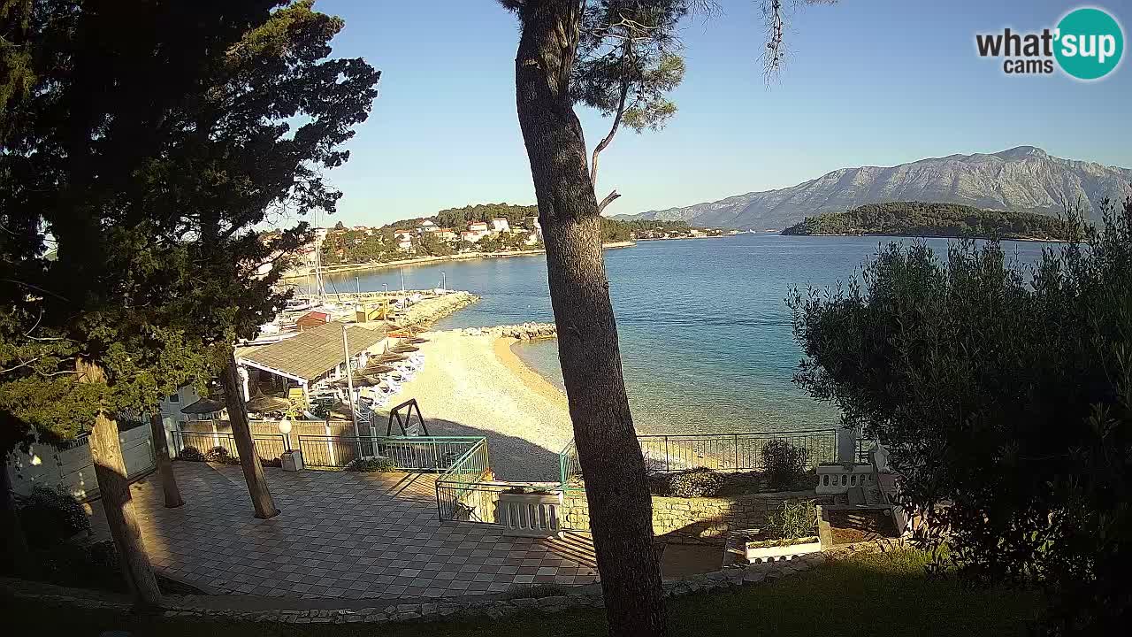Web kamera Lumbarda – Plaža Prvi Žal – Korčula