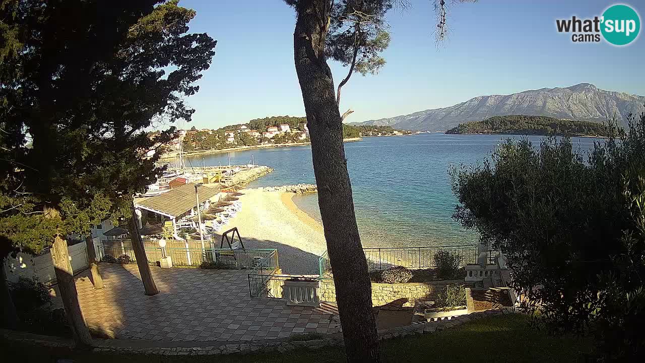 Livecam Lumbarda – Spiaggia Prvi Žal – Korčula
