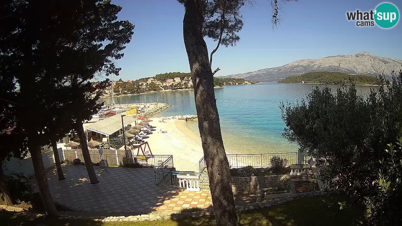 Webcam Lumbarda – Prvi Žal beach – Korčula