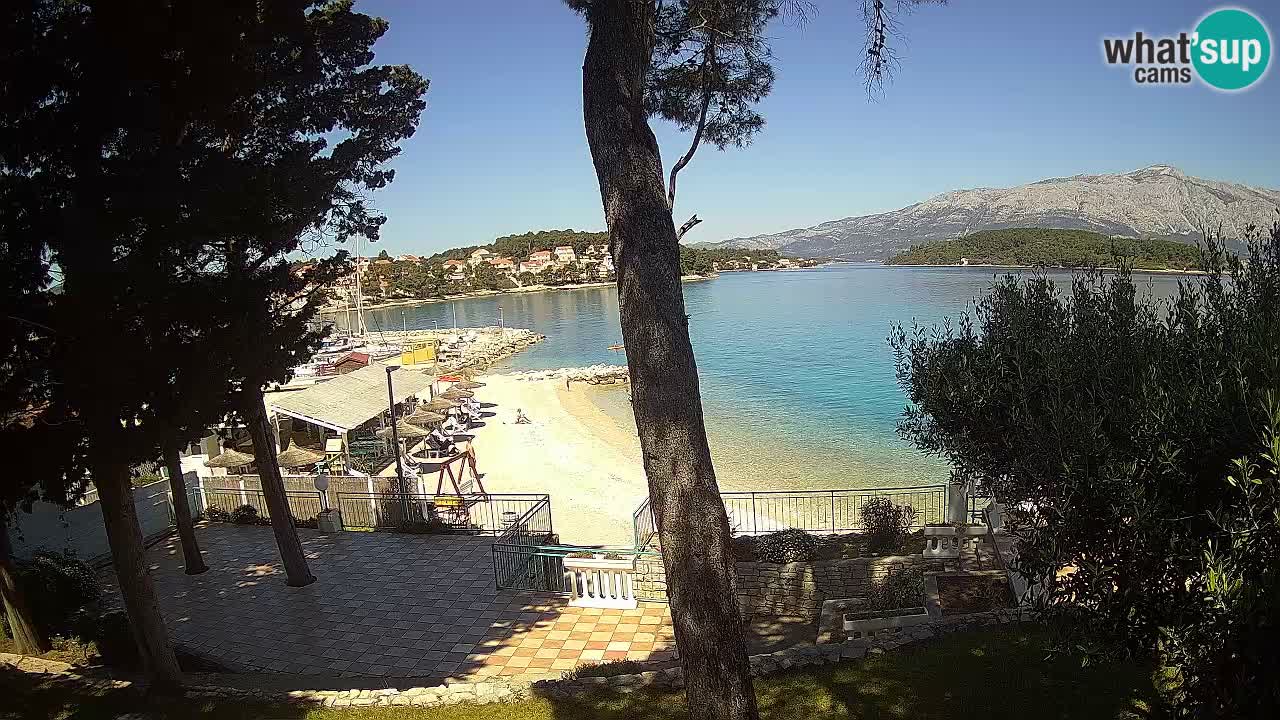 Webcam Lumbarda – Prvi Žal beach – Korčula