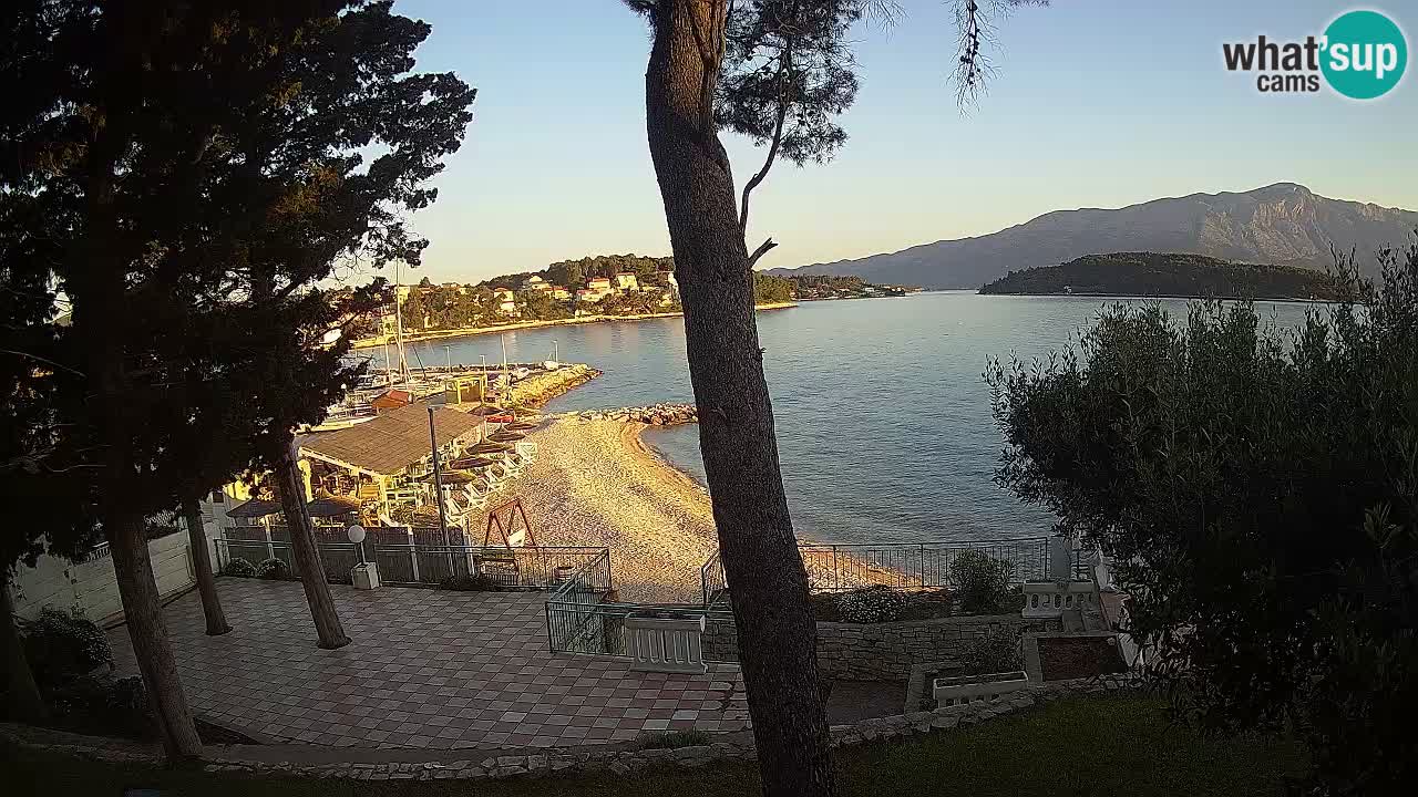 Camera en vivo Lumbarda – Playa Prvi Žal – Korčula