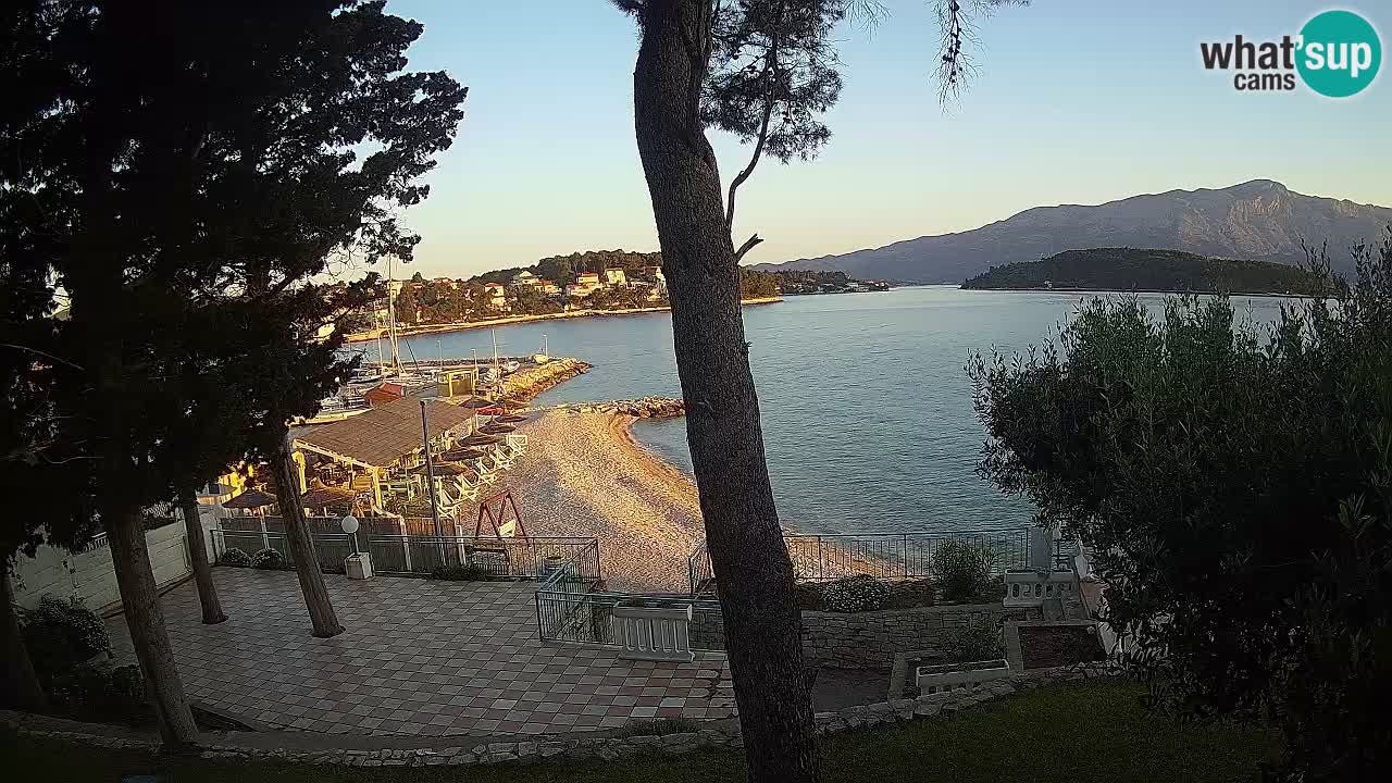 Webcam Lumbarda – Prvi Žal beach – Korčula