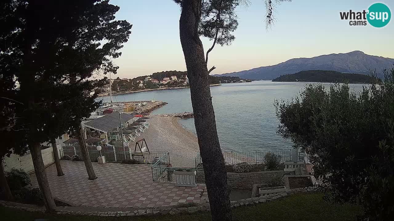Webcam Lumbarda – Prvi Žal beach – Korčula