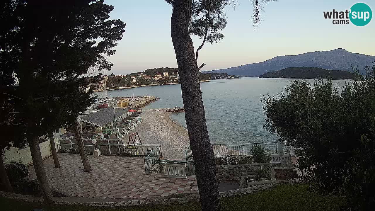 Web kamera Lumbarda – Plaža Prvi Žal – Korčula