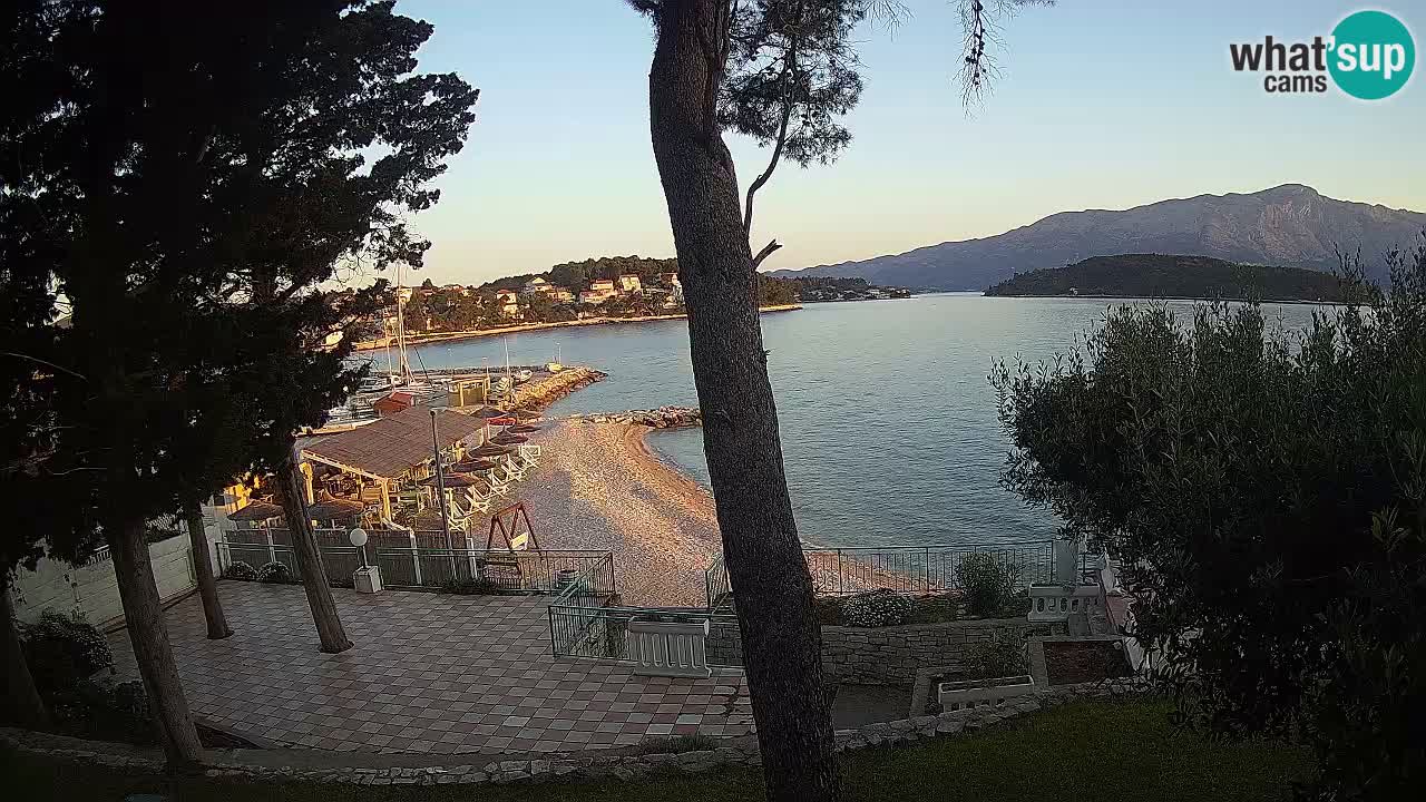 Webcam Lumbarda – Prvi Žal beach – Korčula