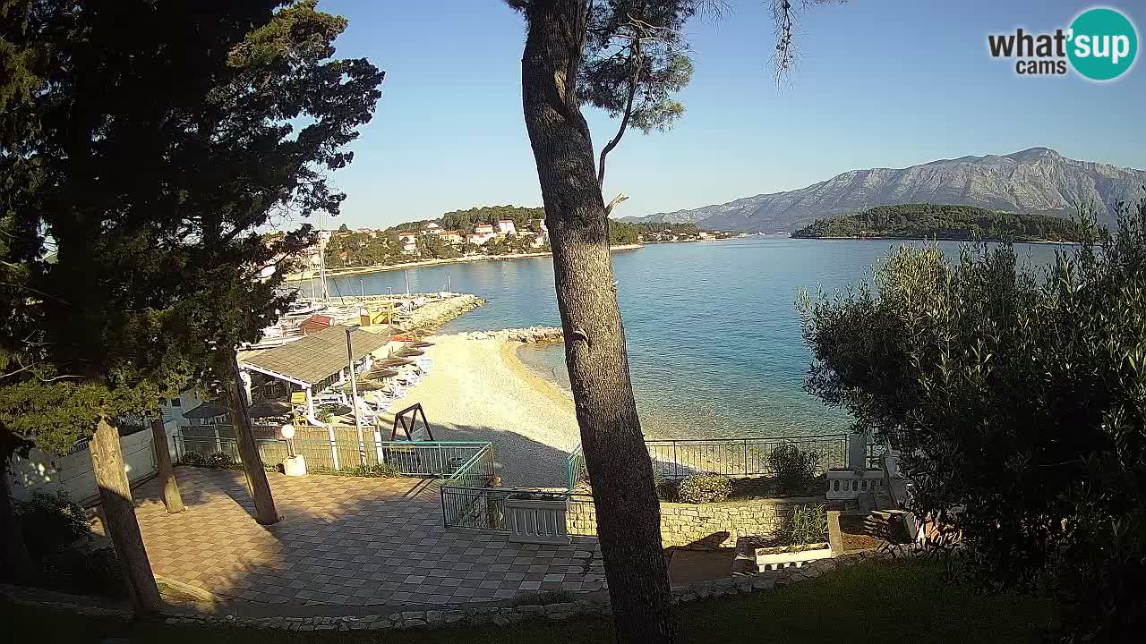 Webcam Lumbarda – Prvi Žal beach – Korčula